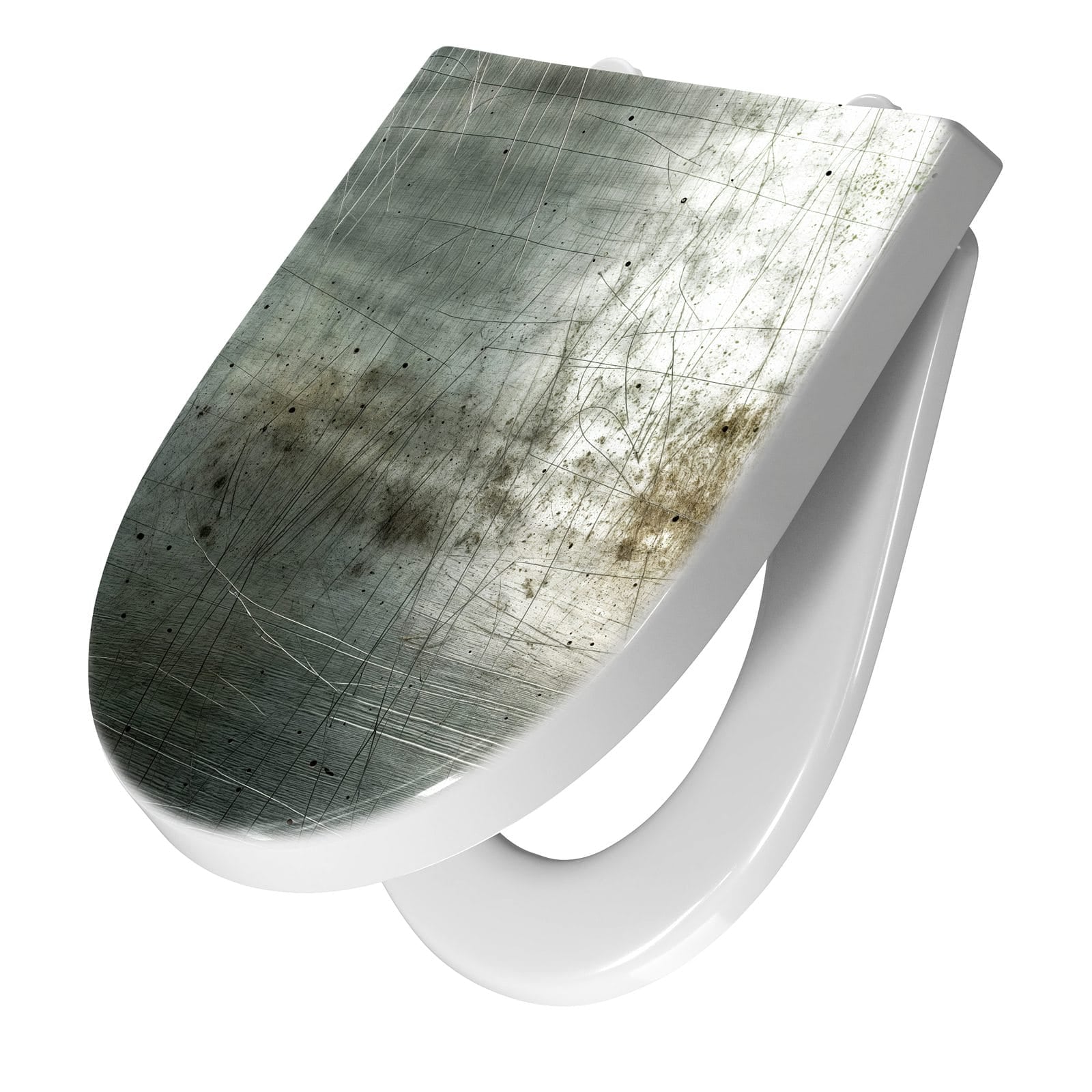 WC-Sitz mit Absenkautomatik Gebrauchtes Metall