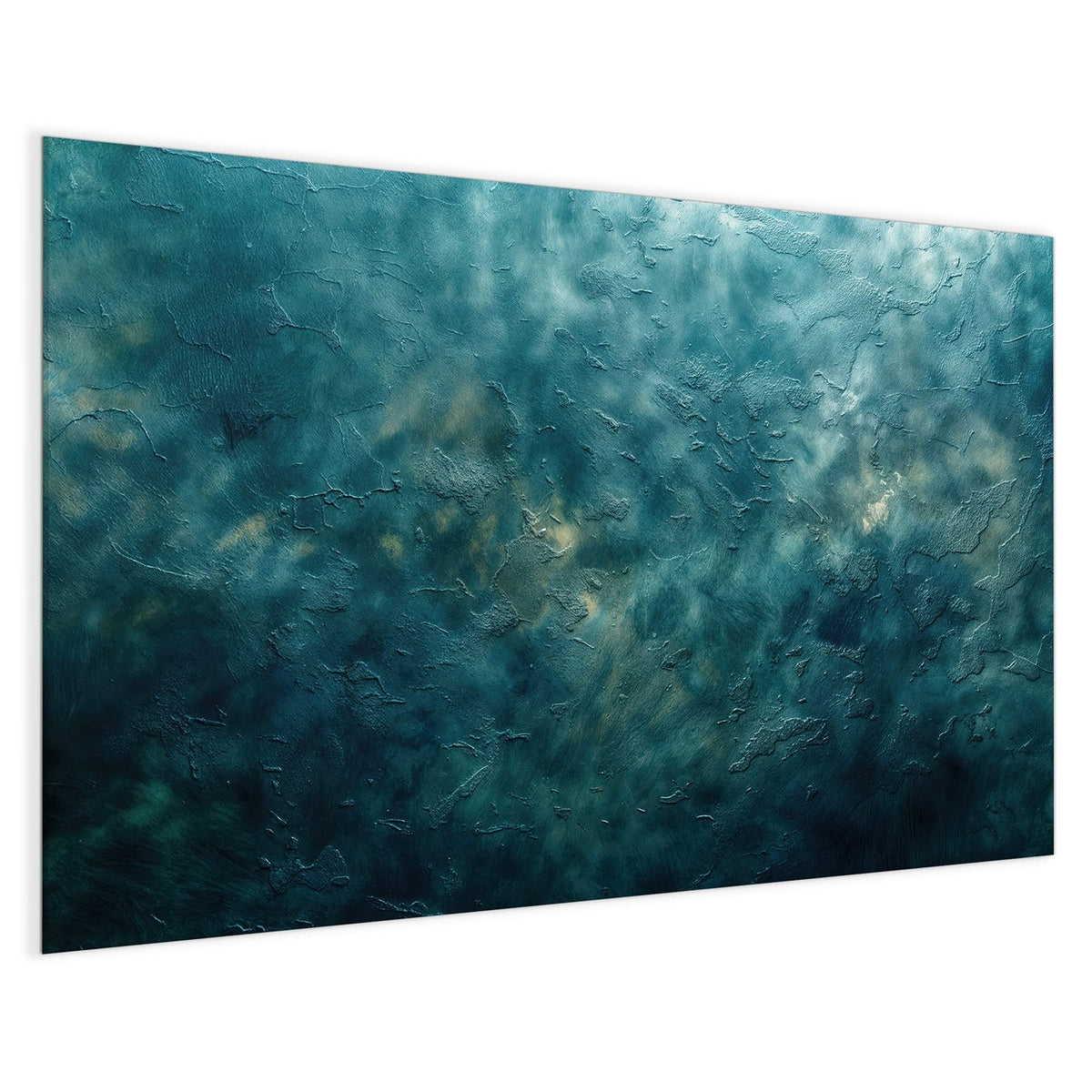 4 mm Glas statt lackiertem Blech – Magnettafel - Türkise Tiefe