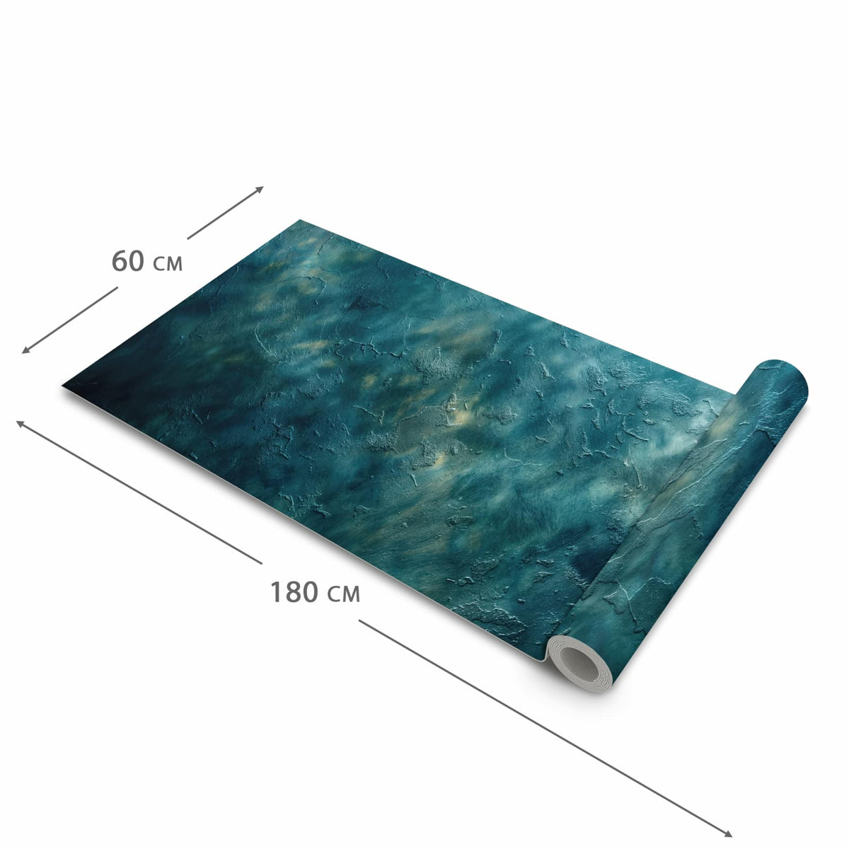 Bodenschonender Küchenläufer nach Maß mit Motiv Texturierte Wand in der Größe 60x120 cm