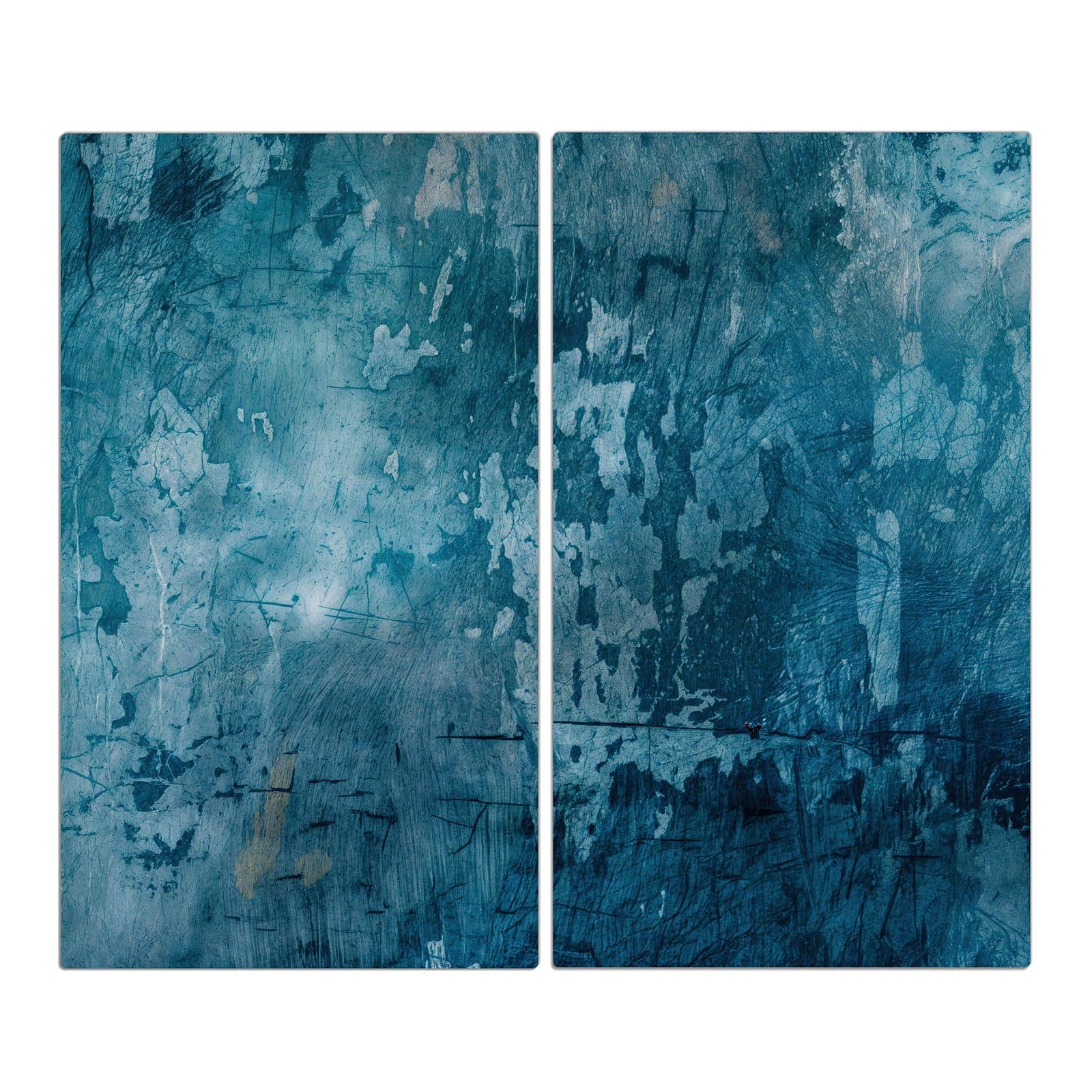 2-teilige Abdeckplatten für Ceranfeld mit Abstrakte & Textur-Motiv in der Frontansicht #grösse_2-Teilig (60x52cm)