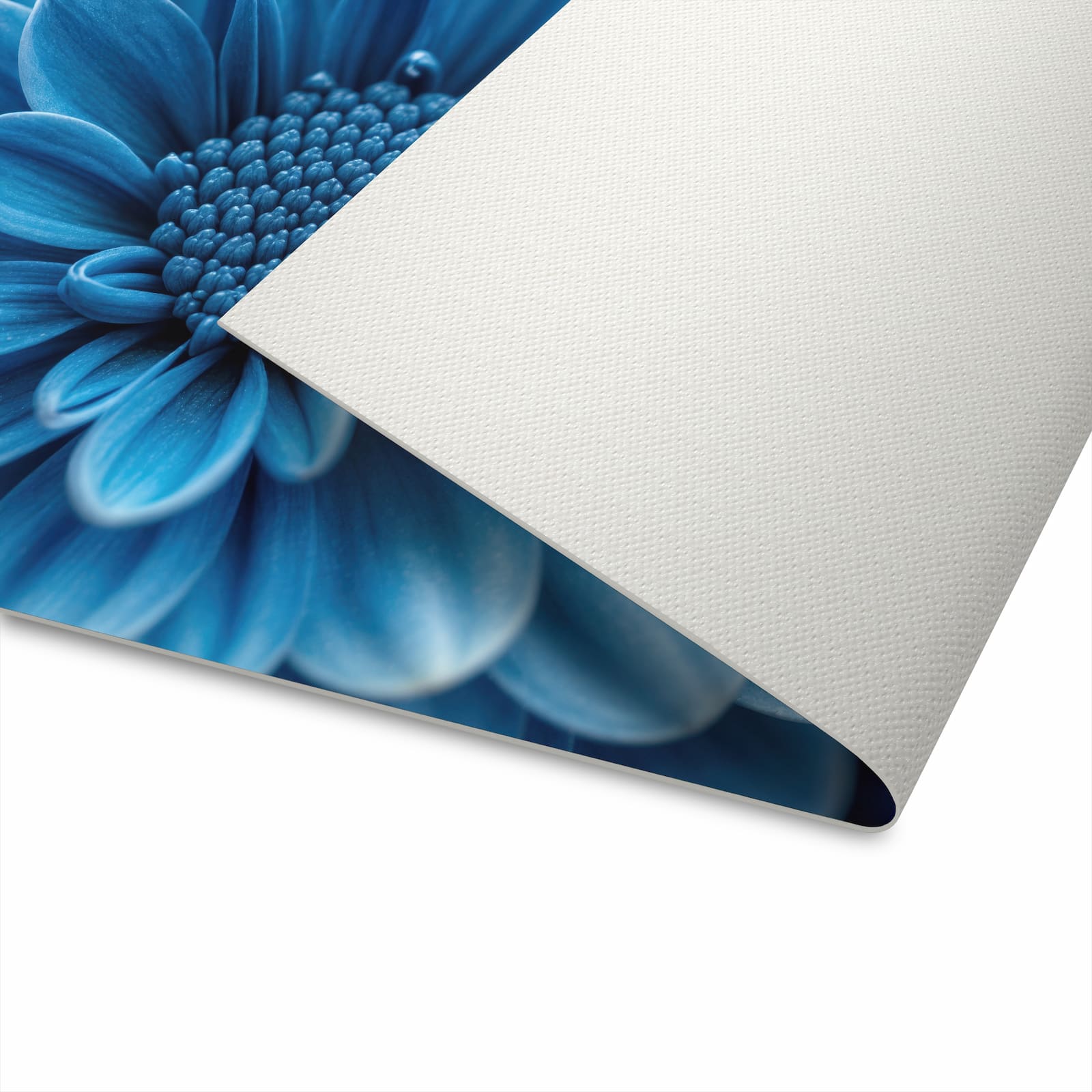 Abwaschbarer Küchenteppich mit Motiv Blaue Blume für komfortables Stehen