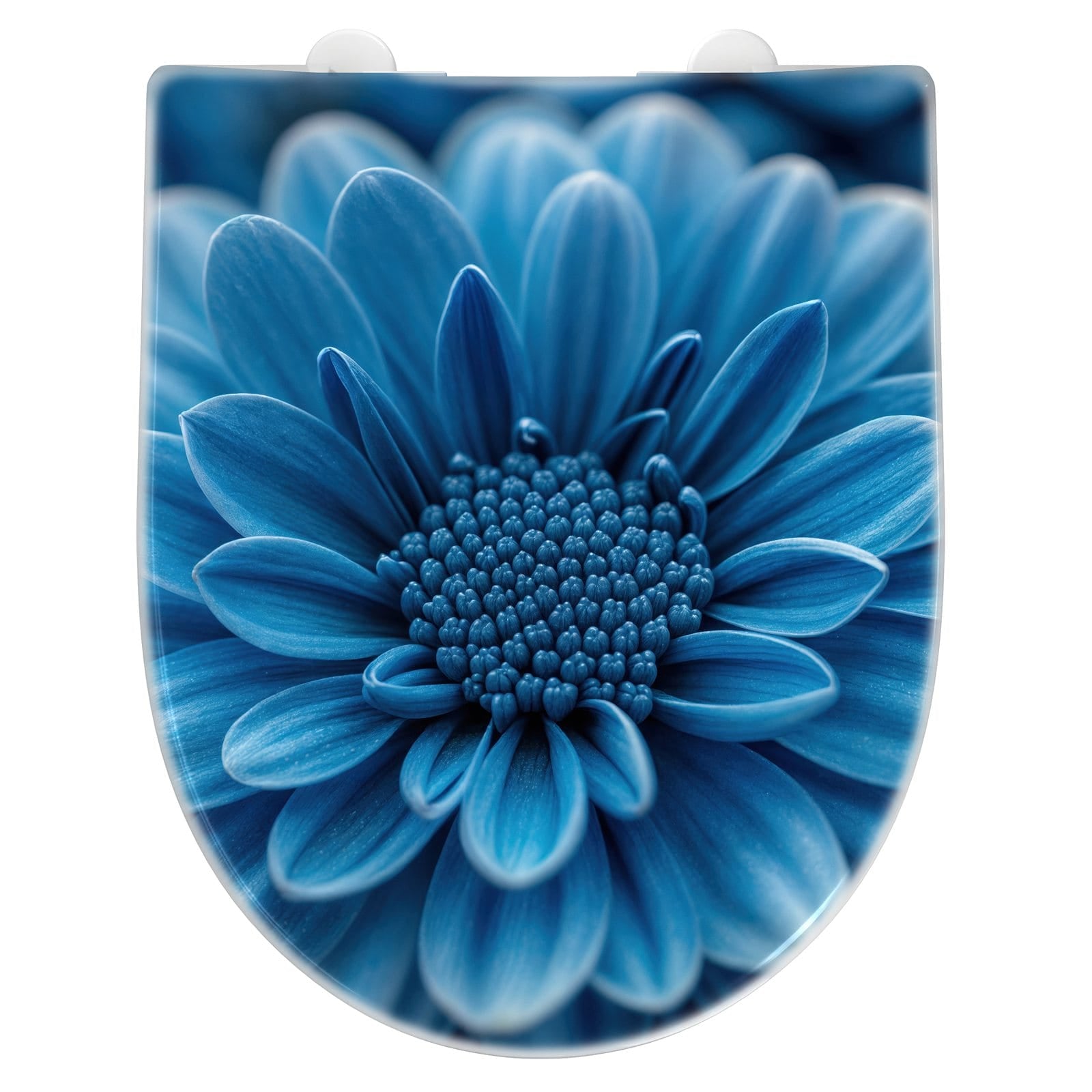WC-Sitz mit Absenkautomatik Blaue Blume