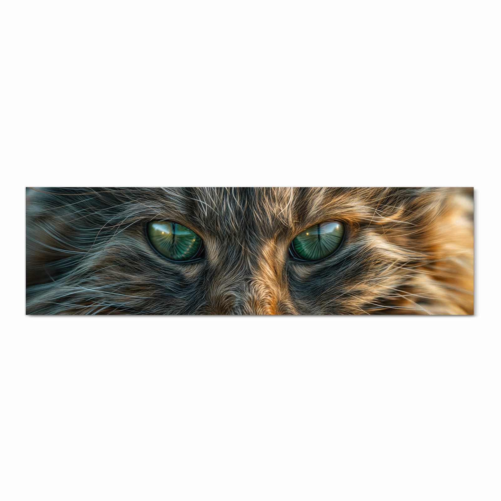 Küchenvorleger mit Motiv Nahaufnahme Katze in der Grösse 90x180 cm für sichere Aufbewahrung