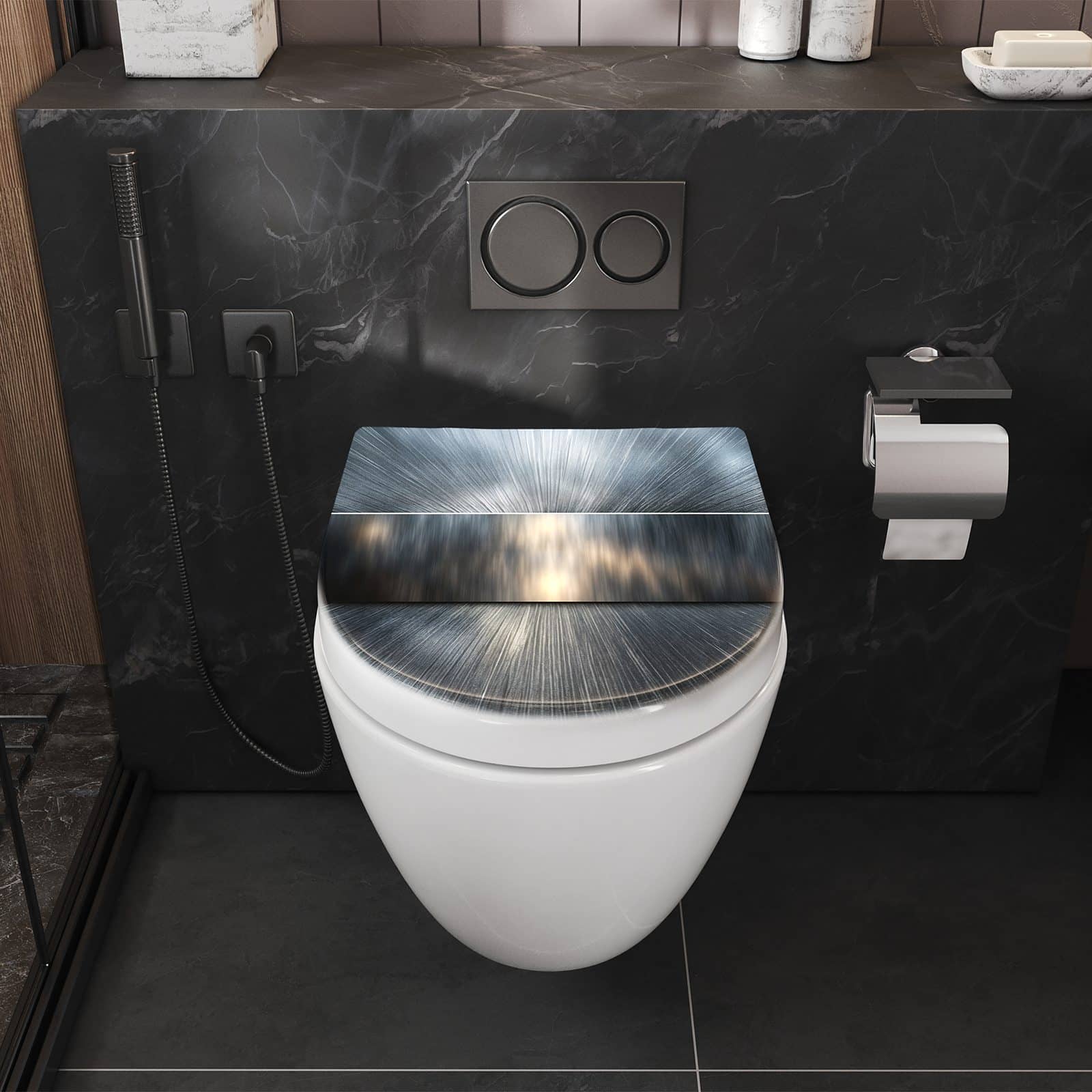 WC-Sitz mit Absenkautomatik Energieblitz