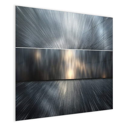 Magnettafel mit dem Motiv Silberne Lichtstrahlen
