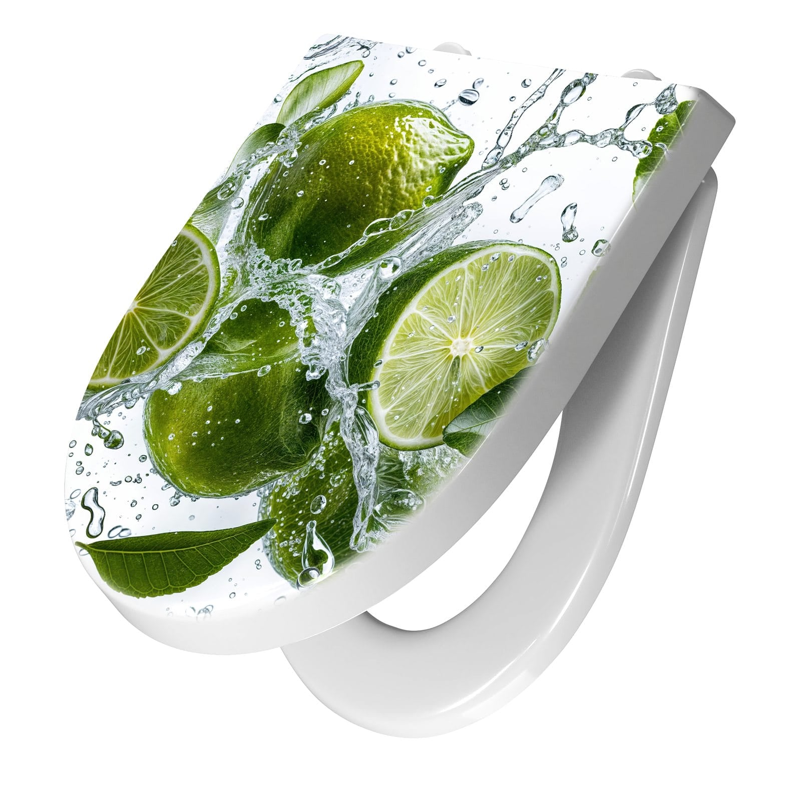 WC-Sitz mit Absenkautomatik Spritzige Limetten