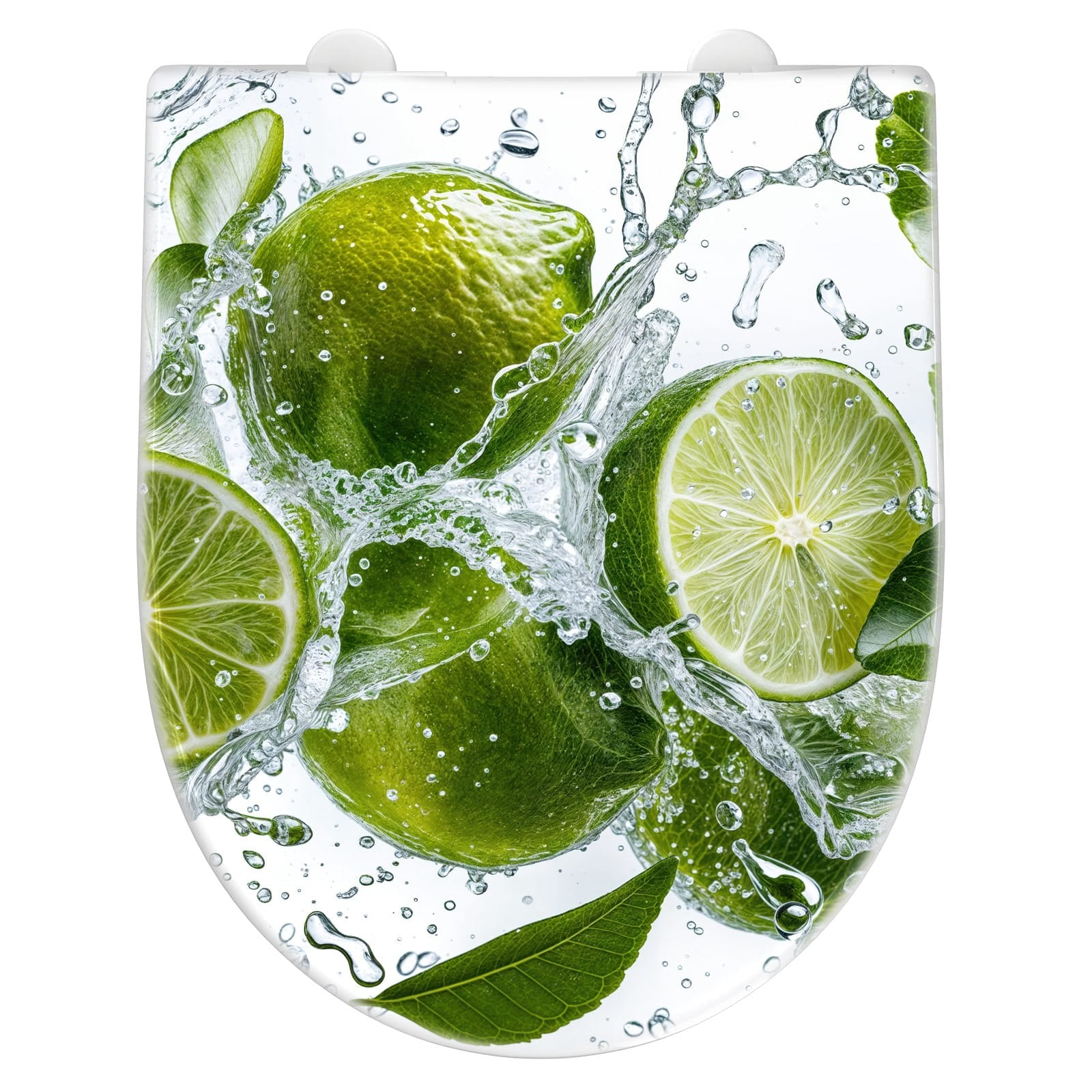 WC-Sitz mit Absenkautomatik Spritzige Limetten