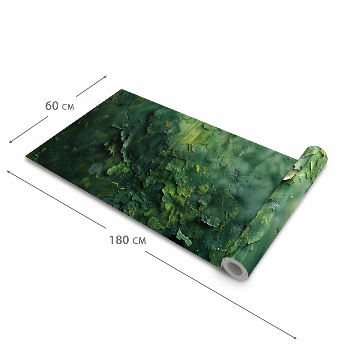 Feuchtigkeitsresistenter Bodenläufer mit Motiv Oberfläche von Verwitterte in der Grösse 80x200 cm