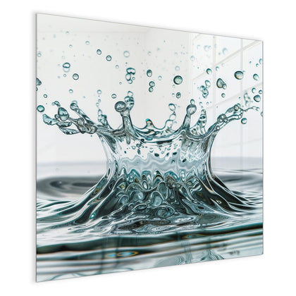 Magnettafel mit dem Motiv Spritzende Wasserkrone