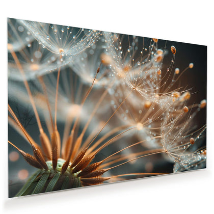 Wandbild mit dem Motiv Pusteblumenperlen