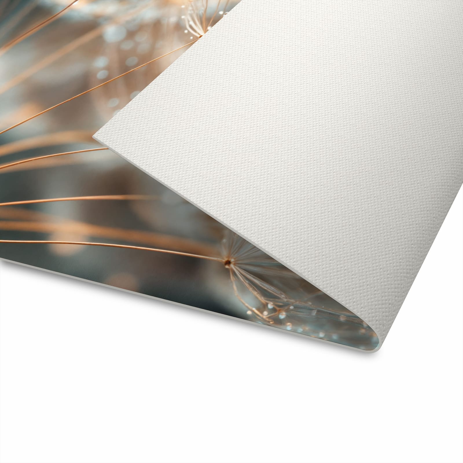 Pflegeleichter Küchenteppich mit Motiv Pusteblumenperlen in der Unterseite