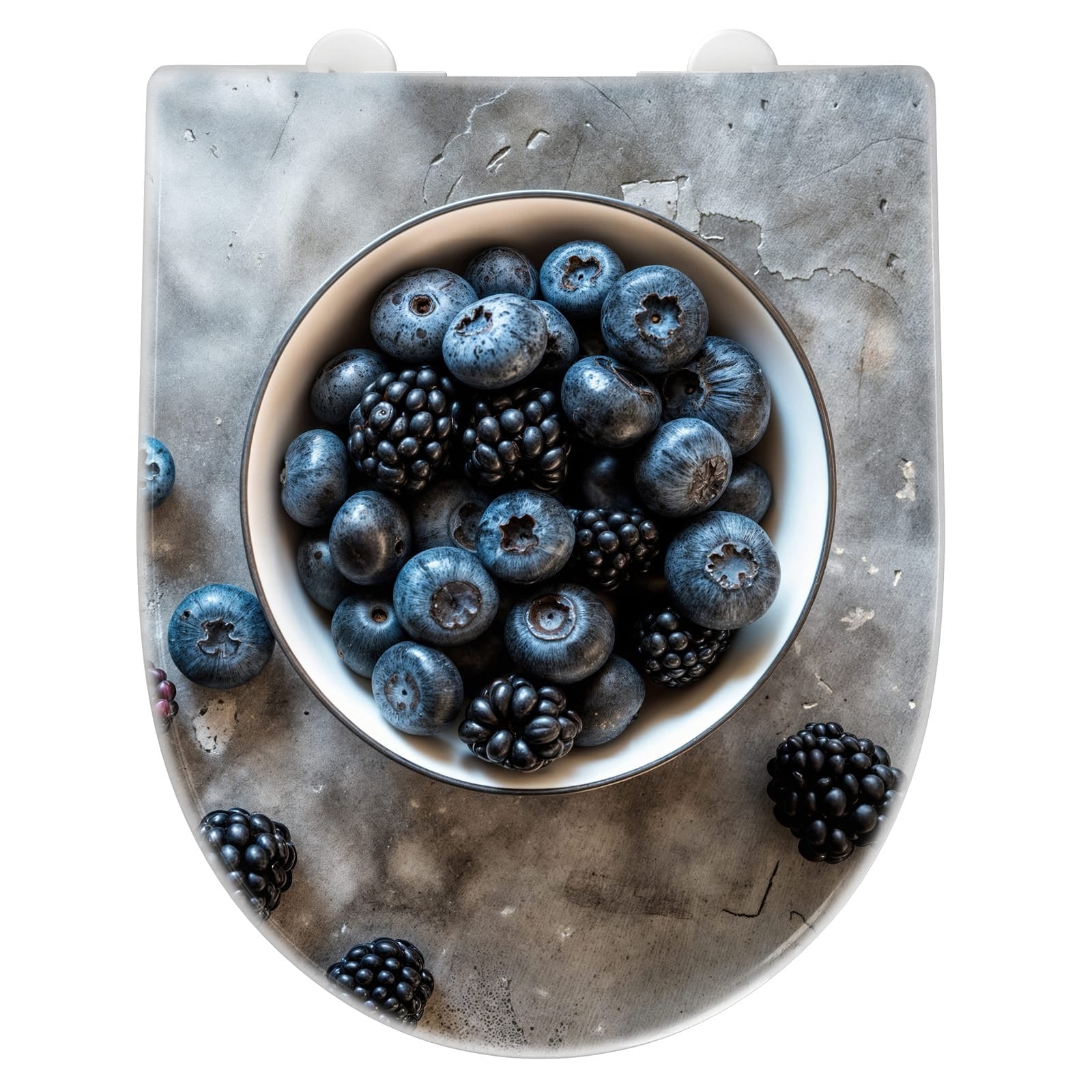 WC-Sitz mit Absenkautomatik Heidelbeeren Brombeeren