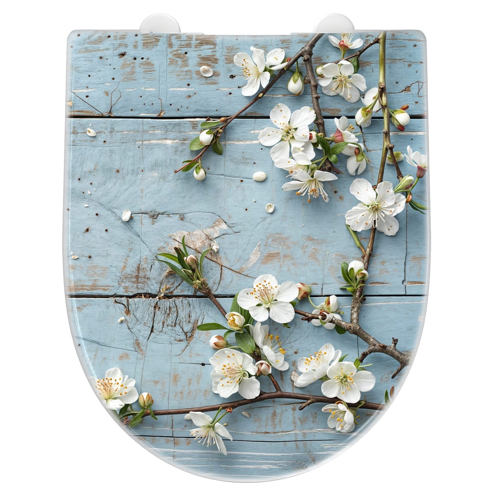WC-Sitz mit Absenkautomatik Frühlingszweige