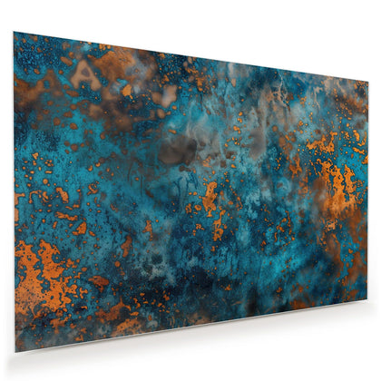 Wandbild mit dem Motiv Kupferpatina