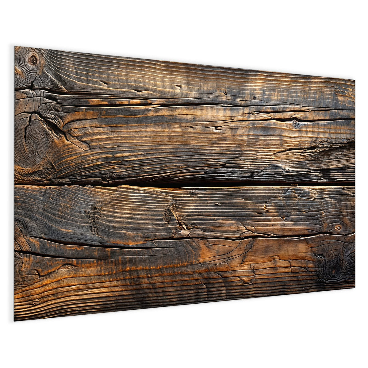 4 mm Glas statt lackiertem Blech – Magnettafel - Rissiges Altholz