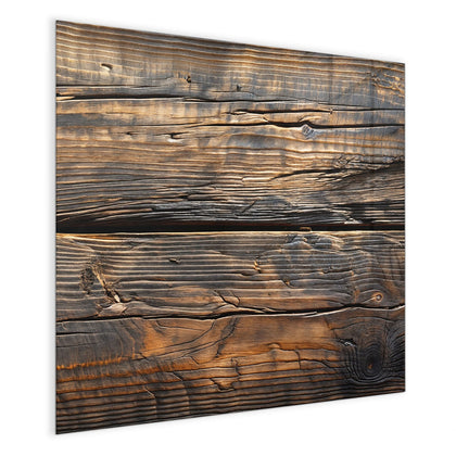 Magnettafel mit dem Motiv Rissiges Altholz