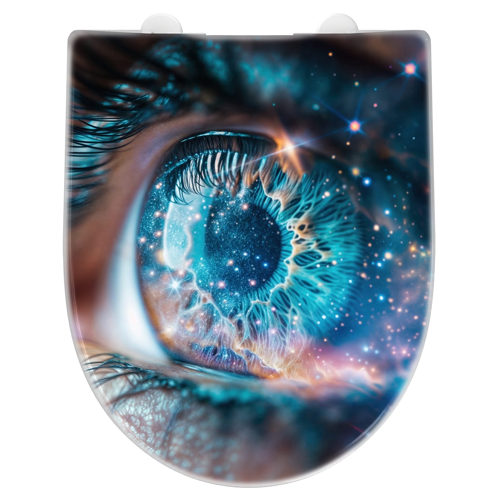 WC-Sitz mit Absenkautomatik Galaktisches Auge