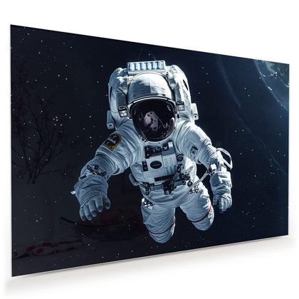 Wandbild mit dem Motiv Schwebender Astronaut