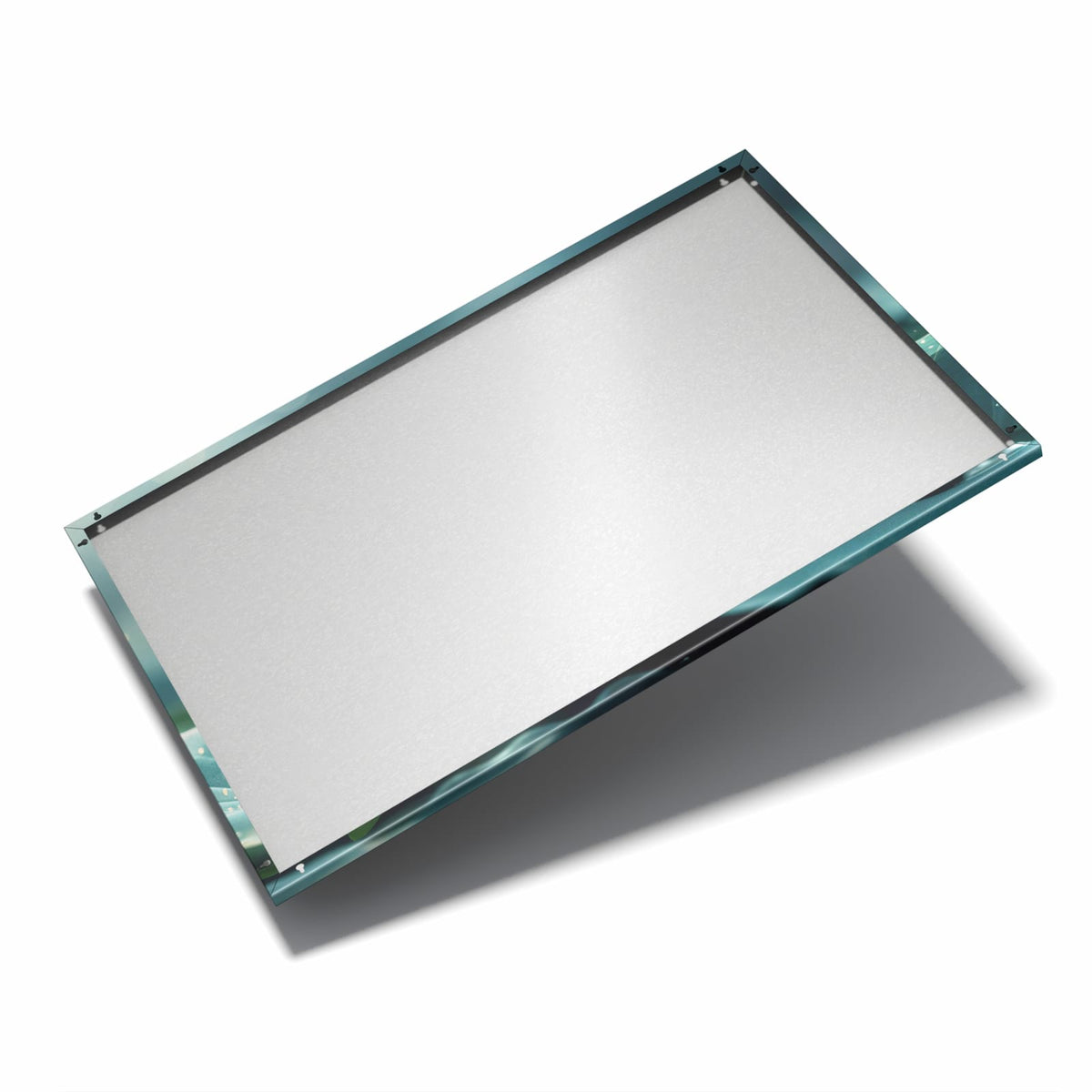 Nur 7 mm – liegt eng an der Wand – Metall Magnettafel - Rosa Lotusblüte