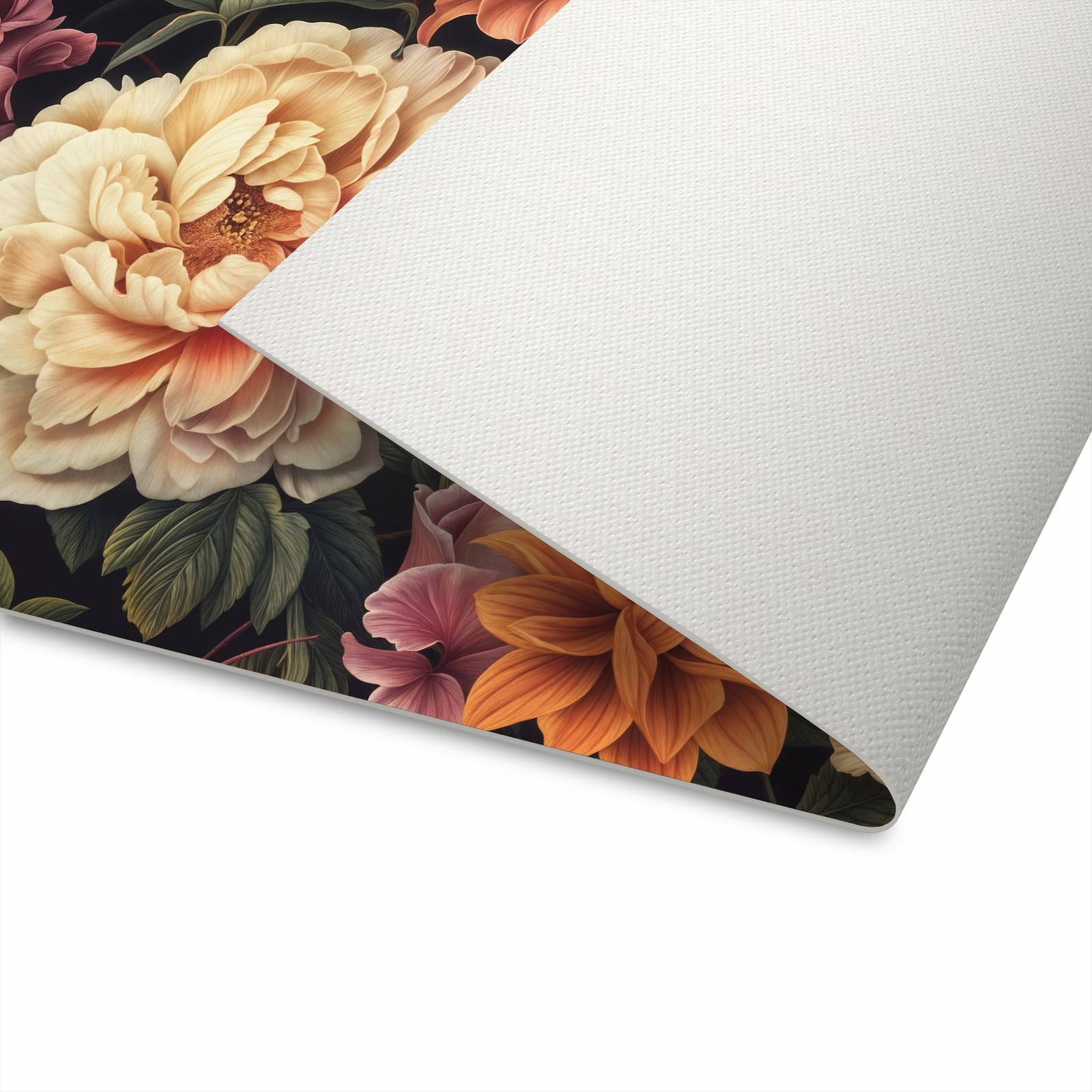 Hygienischer Läufer Küche mit Motiv Blumenwiese Kunst in moderner Küche