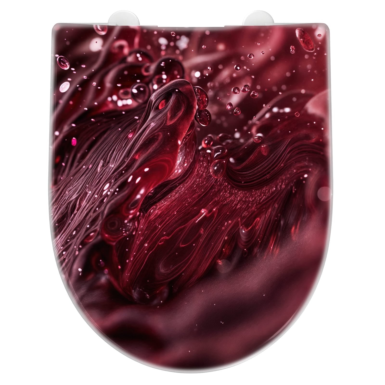 WC-Sitz mit Absenkautomatik Wirbelnde Flüssigkeit