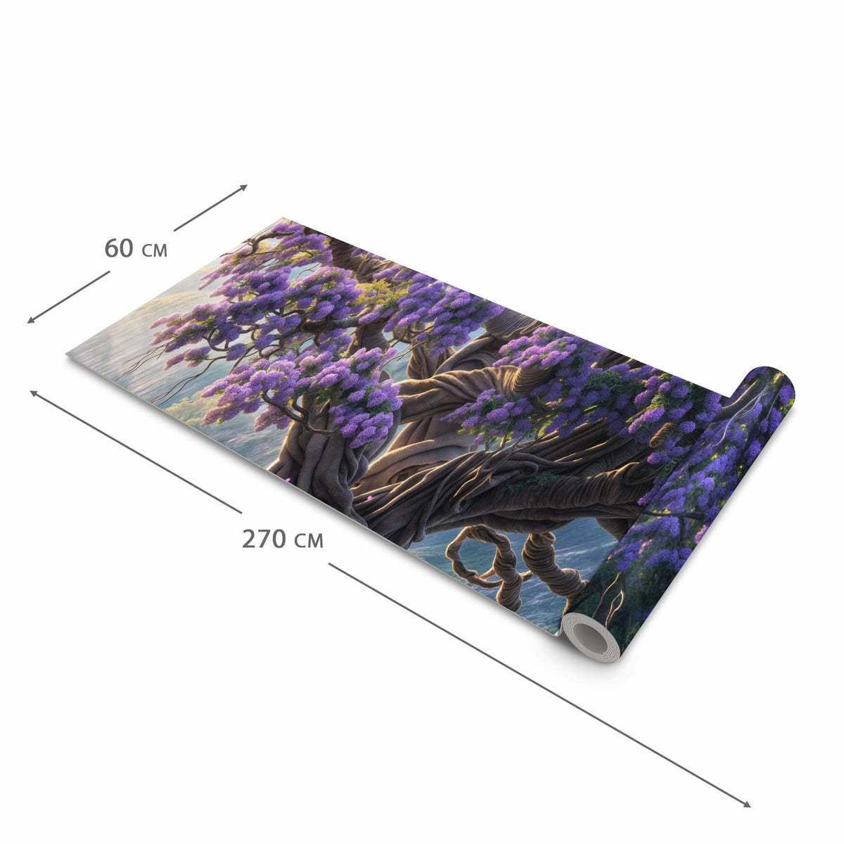 Küchenteppich mit Motiv Magischer Baum in der Grösse 80x200 cm für Ordnung & Übersicht