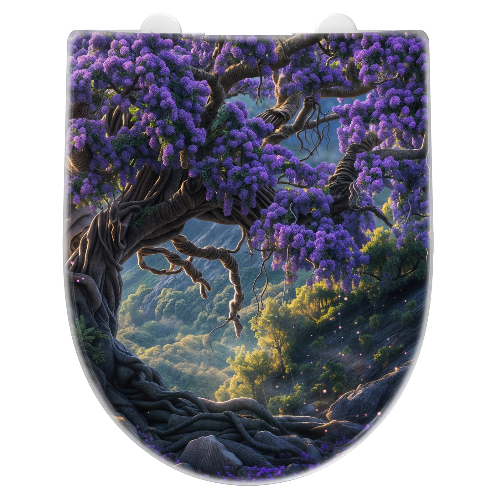 WC-Sitz mit Absenkautomatik Magischer Baum