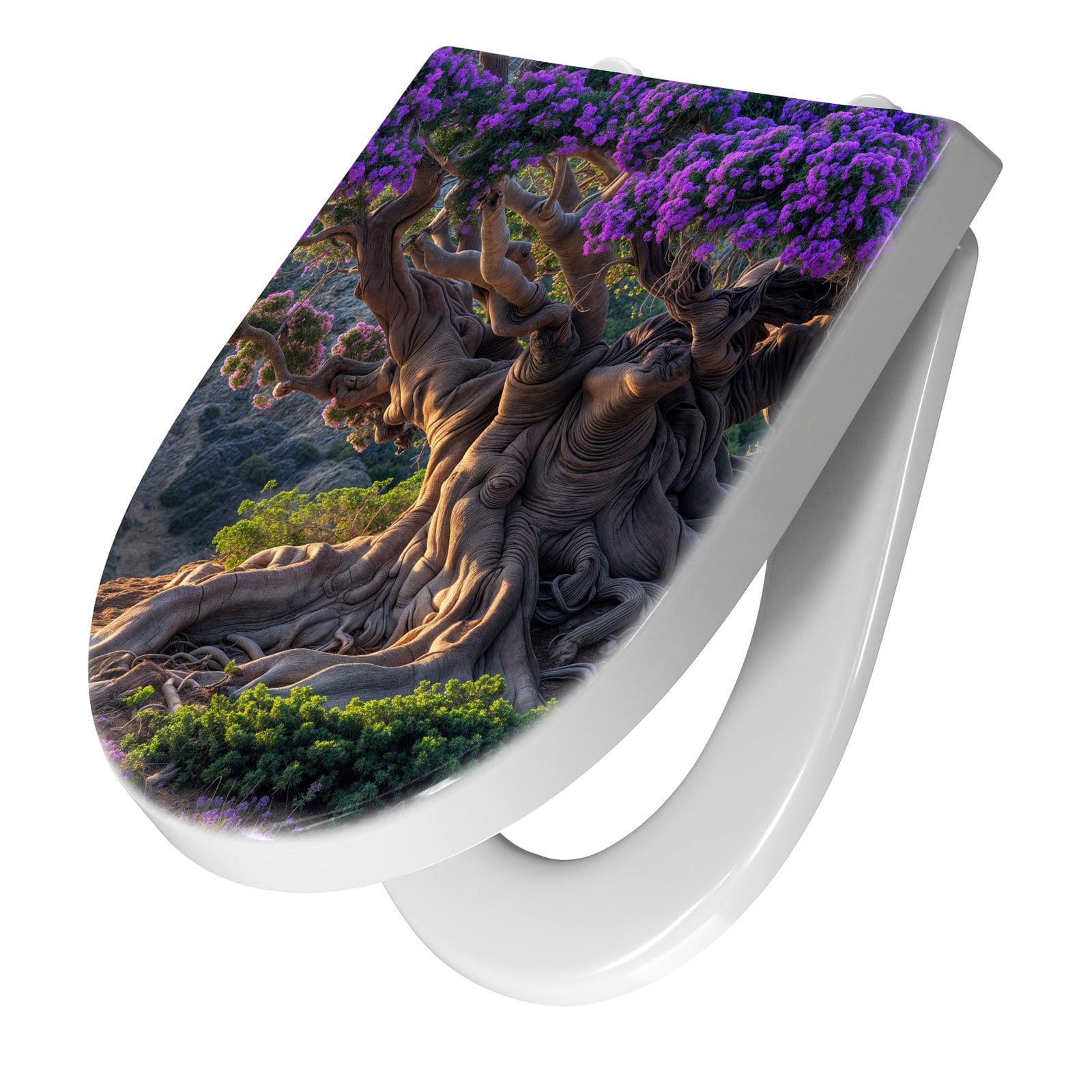 WC-Sitz mit Absenkautomatik Alter Weiser Baum