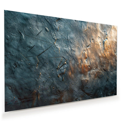 Wandbild mit dem Motiv Zerkratzter Schiefer