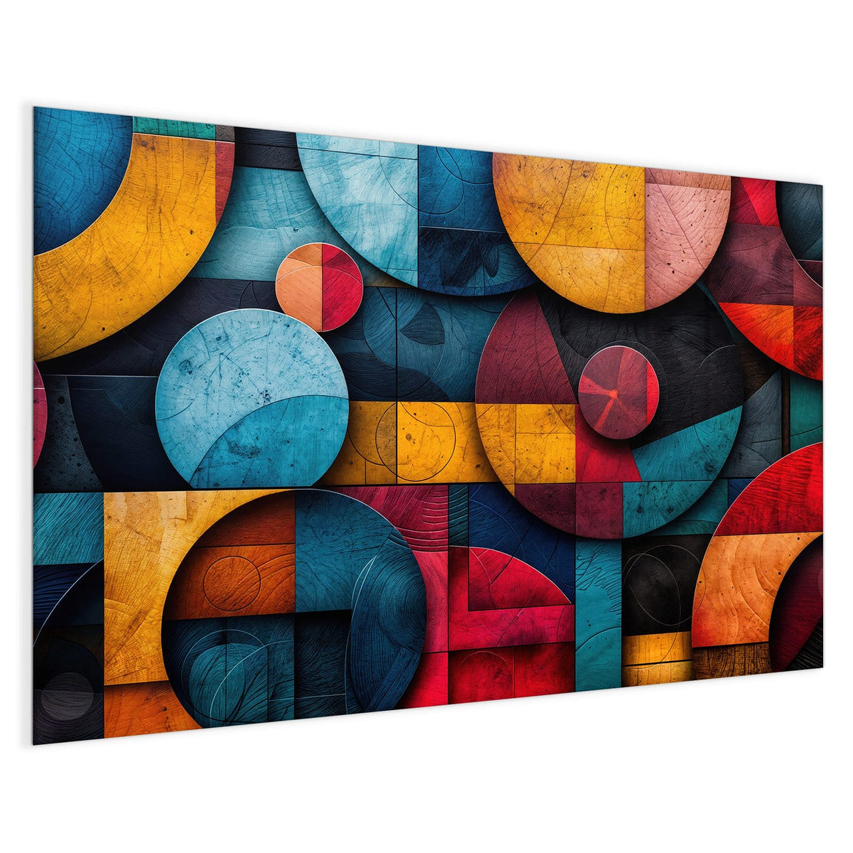 4 mm Glas statt lackiertem Blech – Magnettafel - Formen im Bauhaus-Stil