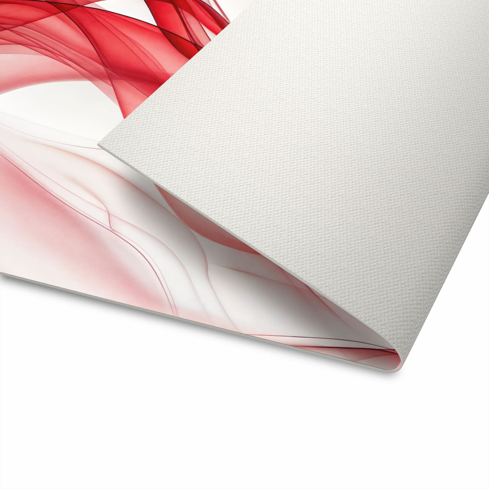 Pflegeleichter Teppich in Küche mit Motiv Farbige Wellen für einfache Reinigung