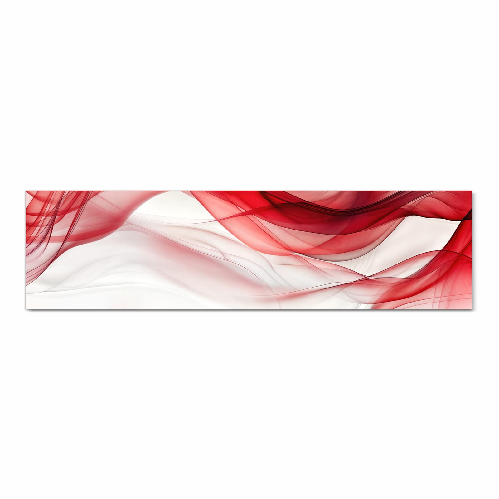 Langlebiger waschbarer Küchenläufer mit Motiv Farbige Wellen in Frontansicht