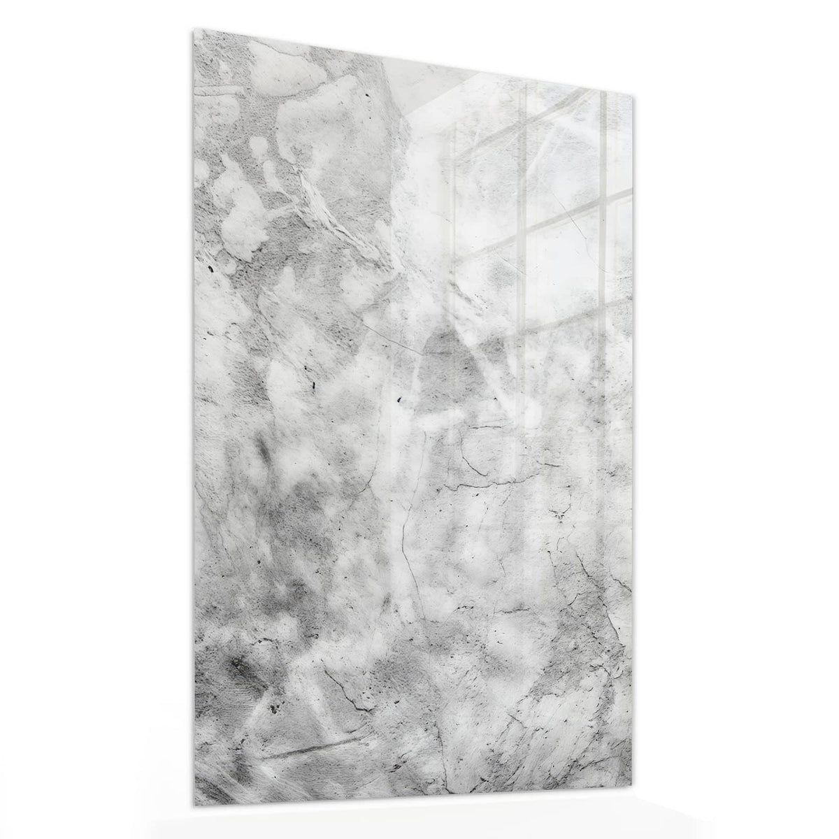 11 Größen – von 30 × 60 bis 60 × 150 cm – Wandbild - Weißer Marmor - Hochformat