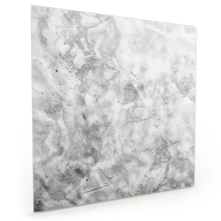 Maße Küchenrückwand Weißer Marmor aus Glas