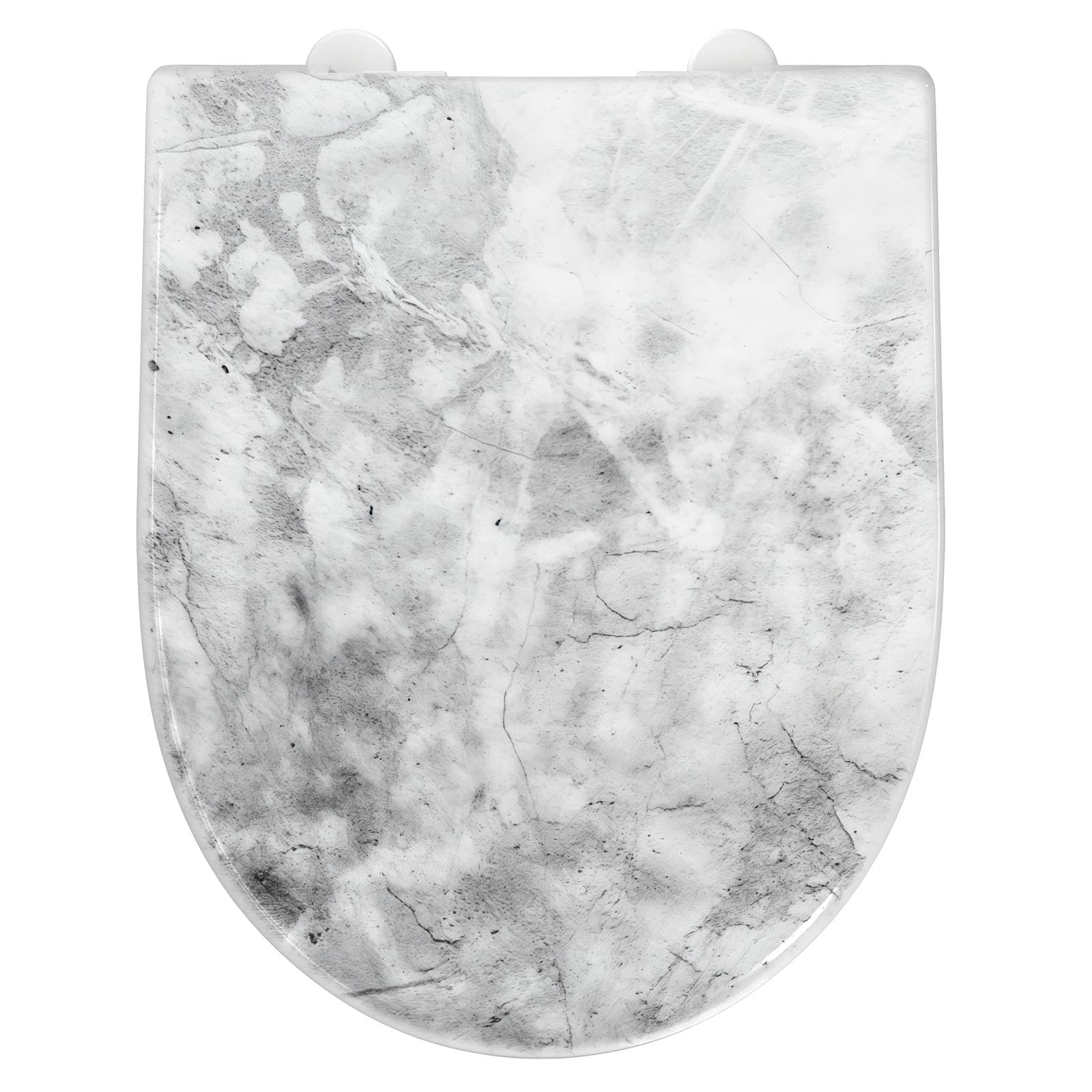 WC-Sitz mit Absenkautomatik Marmor Struktur