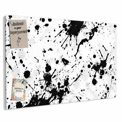 Metall Magnettafel mit dem Motiv Tintenspritzer