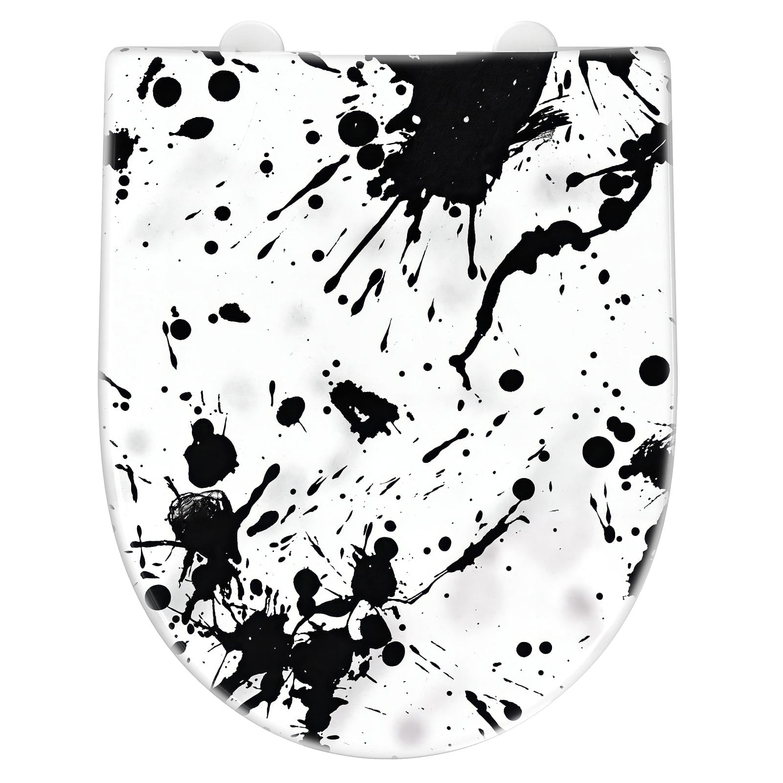 WC-Sitz mit Absenkautomatik Farbkleckse