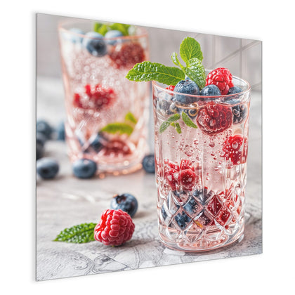 Magnettafel mit dem Motiv Limonade mit Beeren