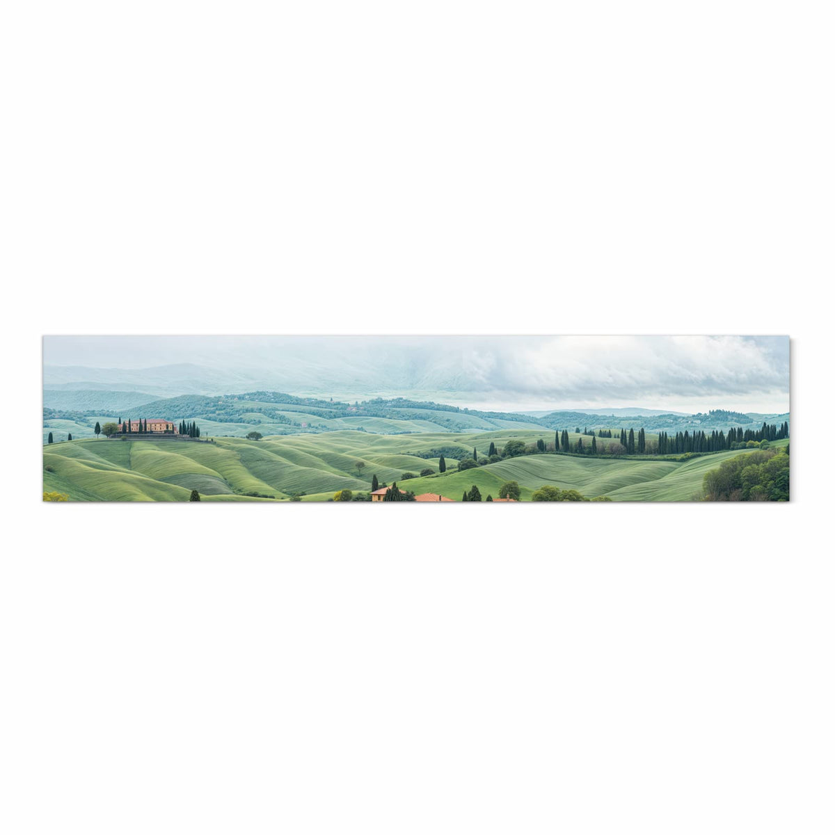 Langlebiger Küchenläufer mit Motiv Landschaft Italien in Frontansicht