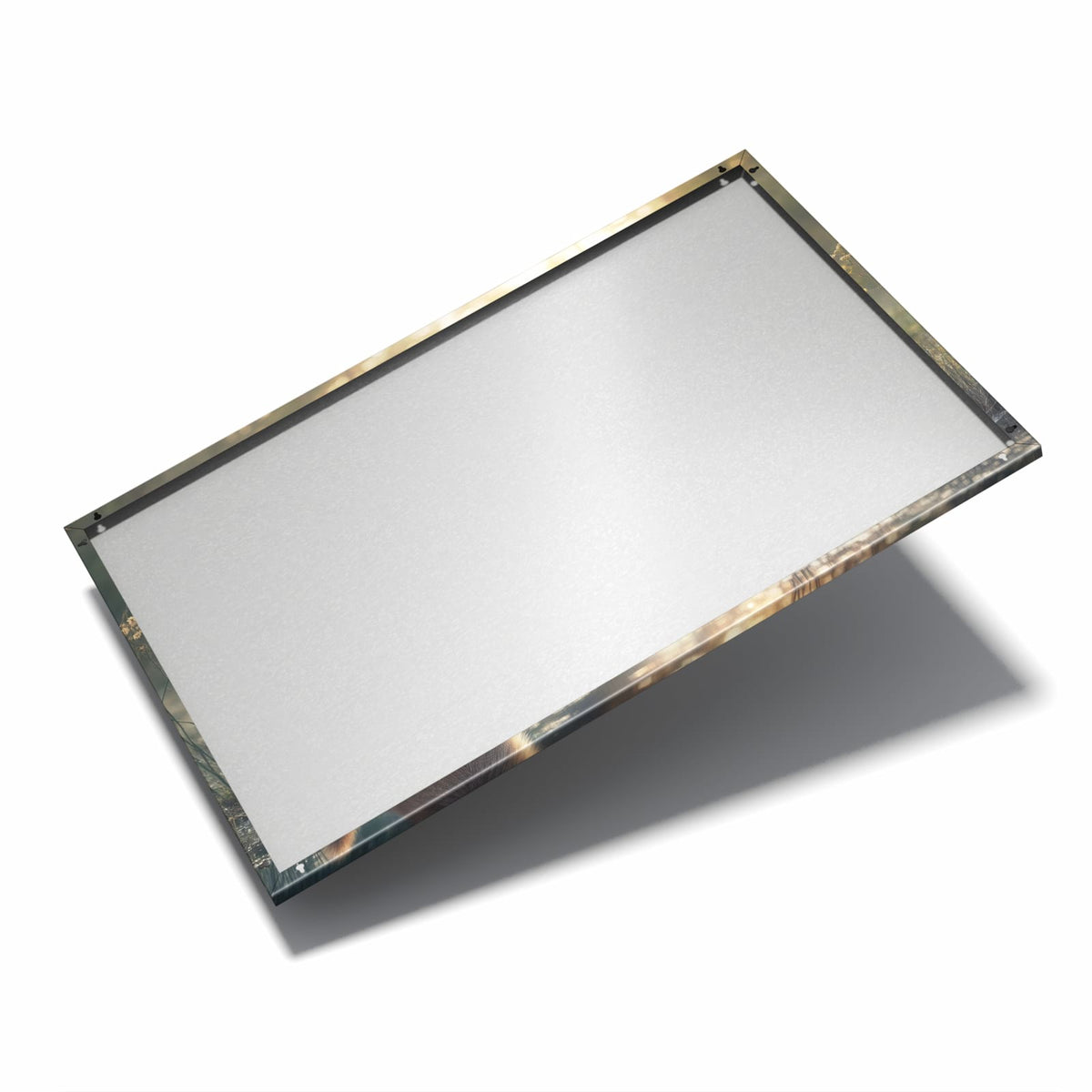 Nur 7 mm – liegt eng an der Wand – Metall Magnettafel - Kätzchen im Gegenlicht