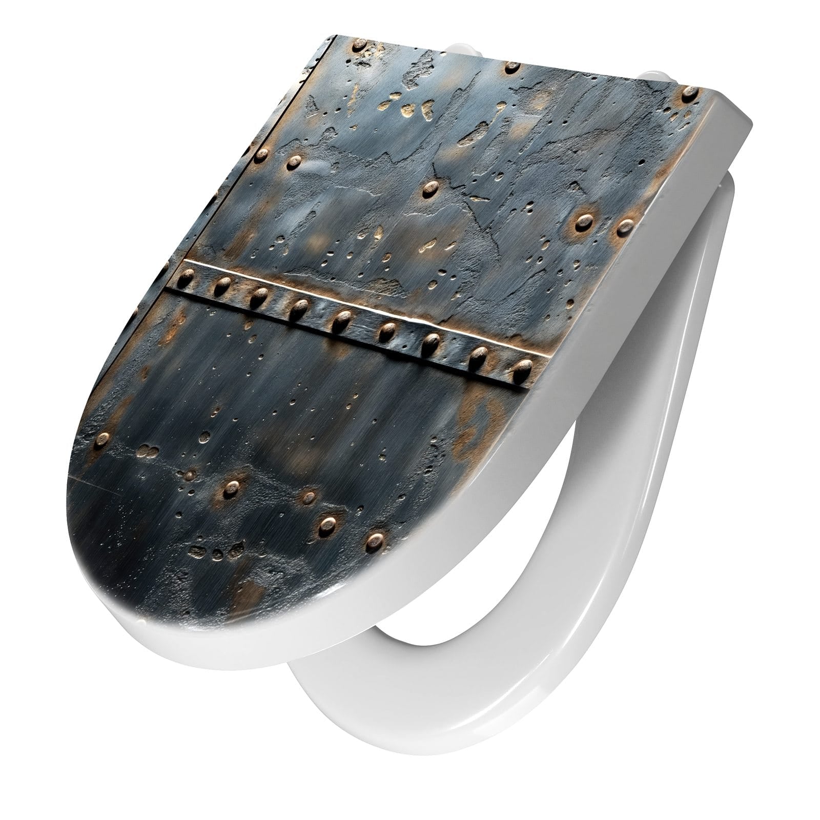 WC-Sitz mit Absenkautomatik Metalltür Design