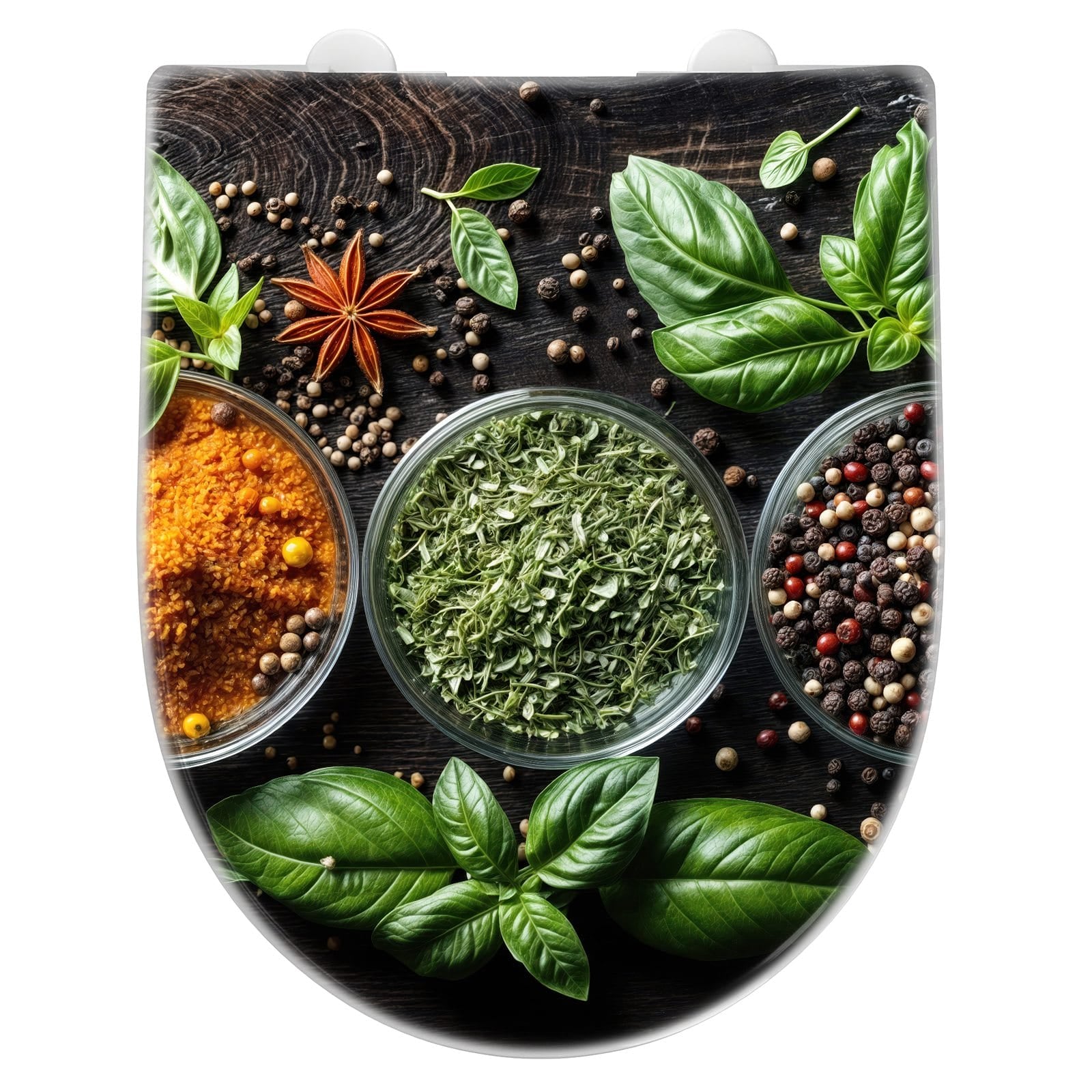 WC-Sitz mit Absenkautomatik Gewürze Und Kräuter