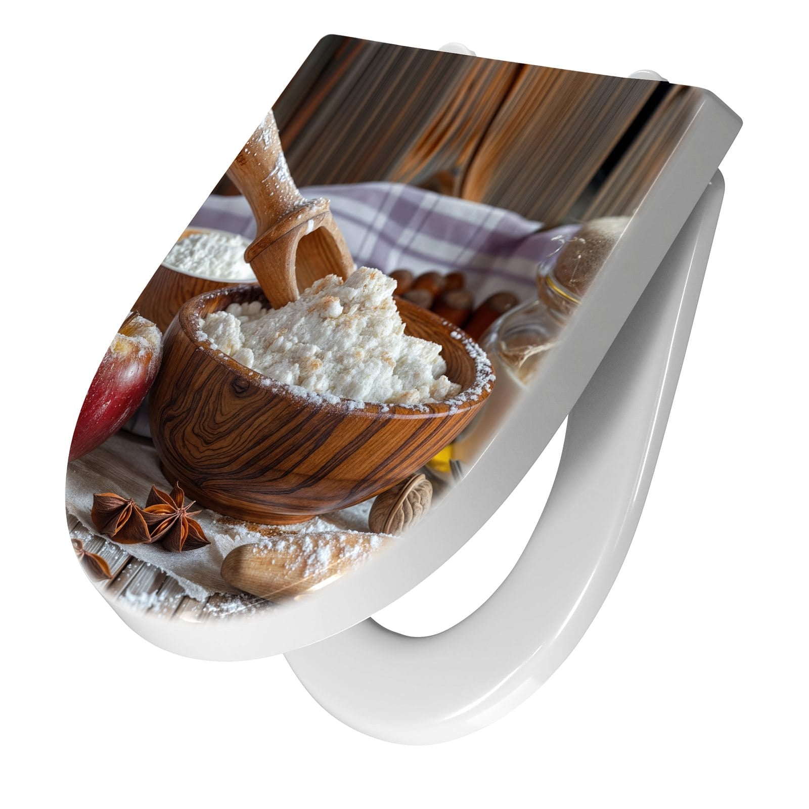 WC-Sitz mit Absenkautomatik Backzubehör Rustikal