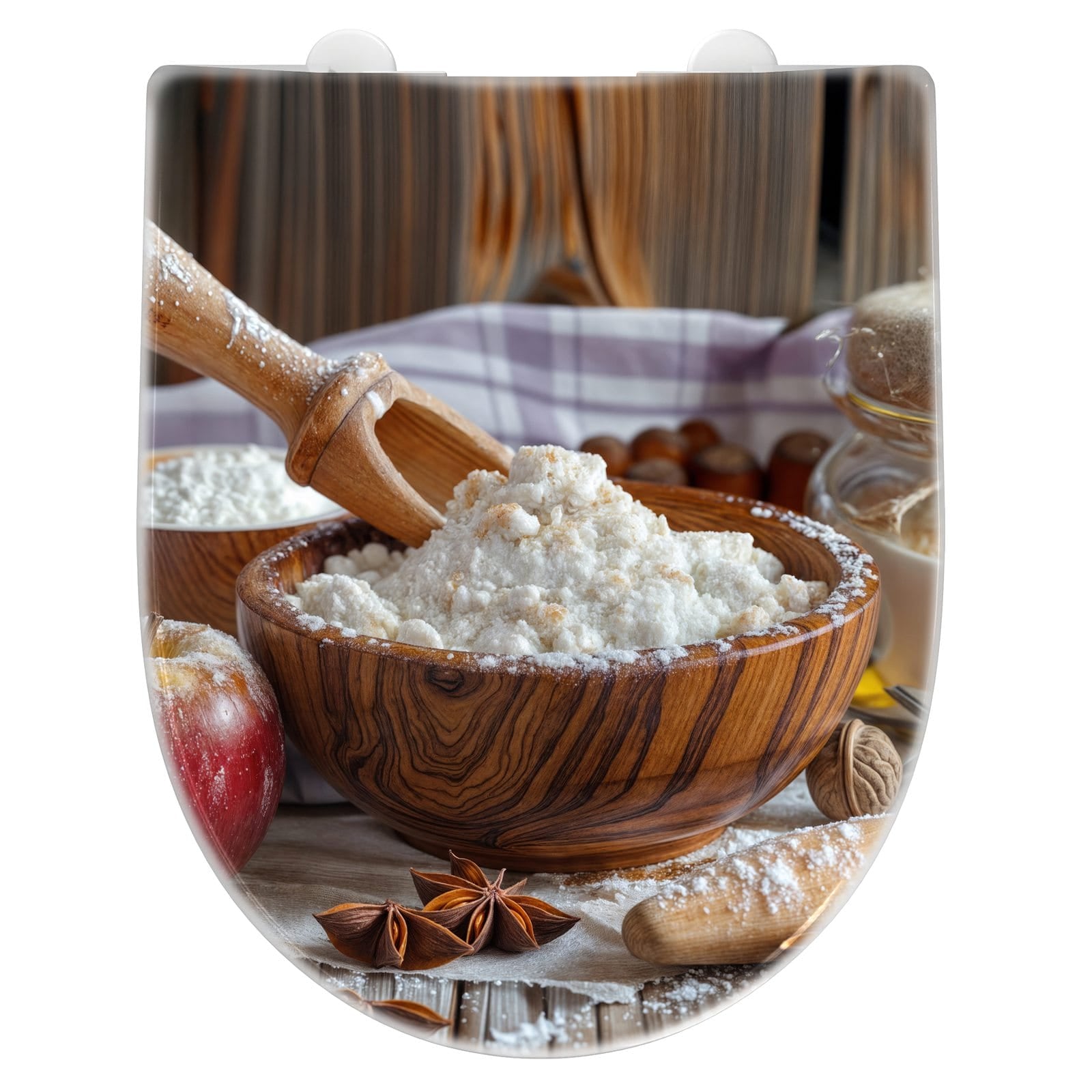 WC-Sitz mit Absenkautomatik Backzubehör Rustikal