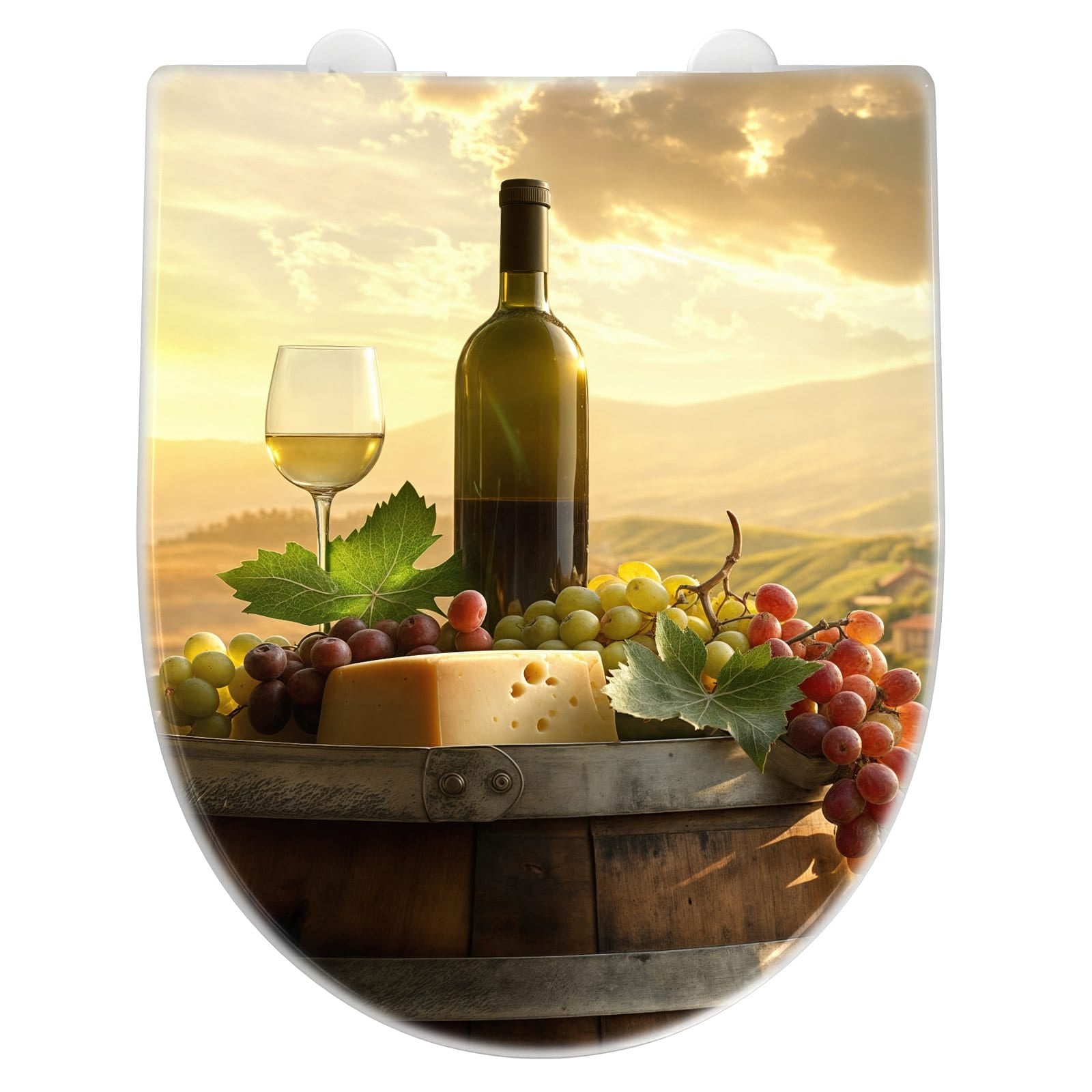 WC-Sitz mit Absenkautomatik Weinland Idylle