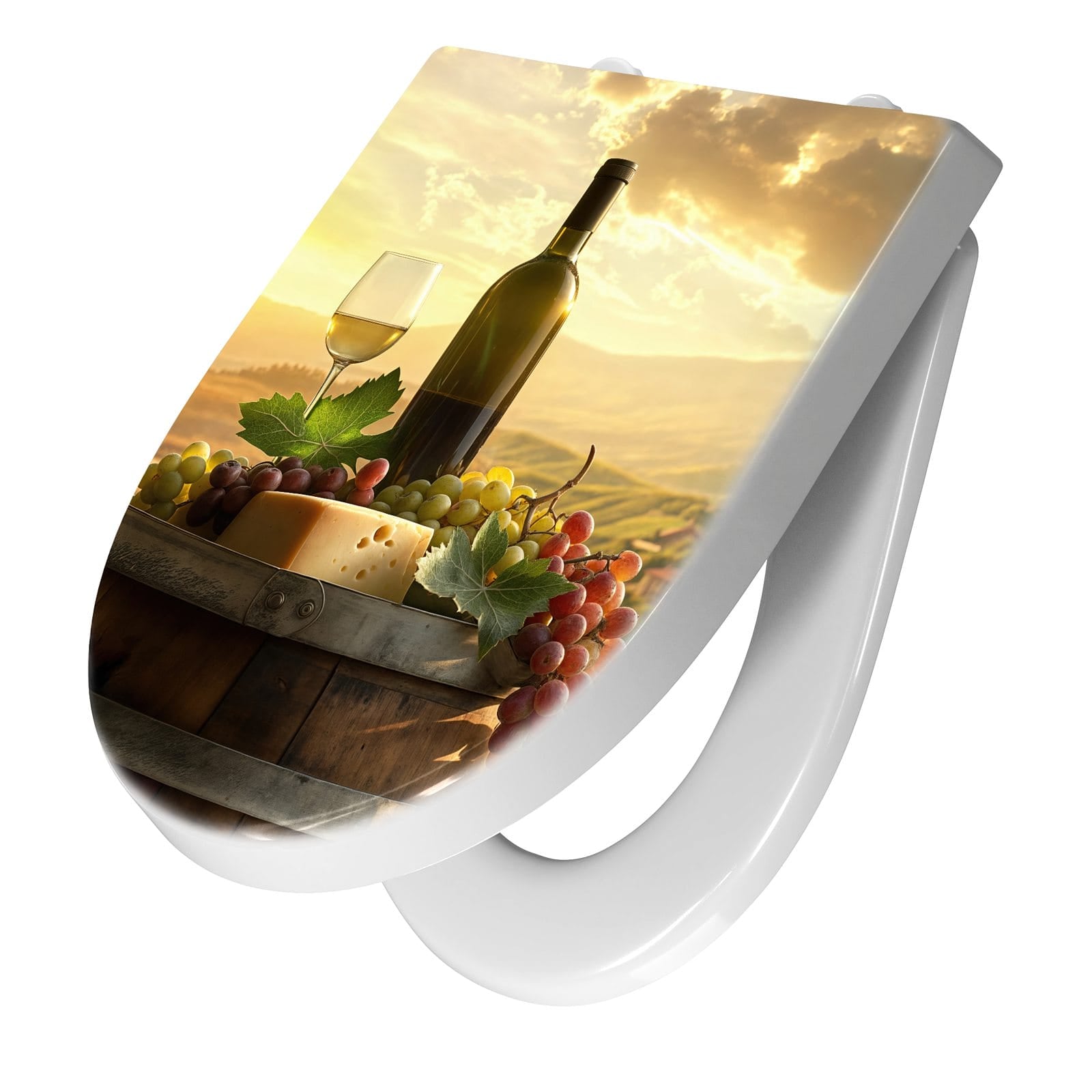 WC-Sitz mit Absenkautomatik Weinland Idylle