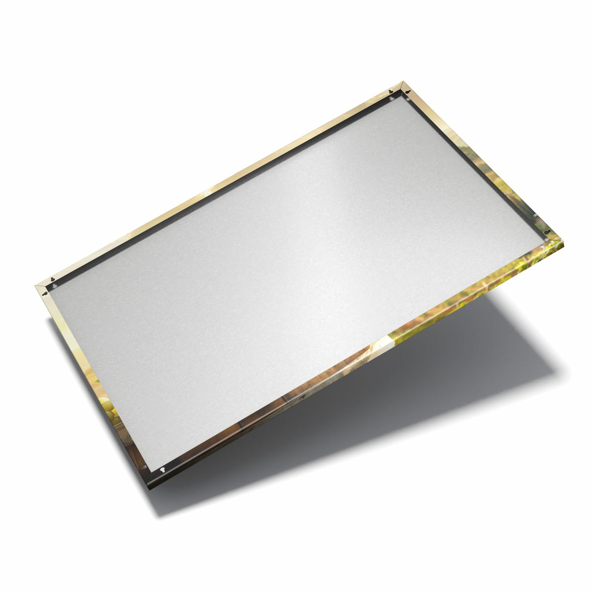 Nur 7 mm – liegt eng an der Wand – Metall Magnettafel - Wein und Käse