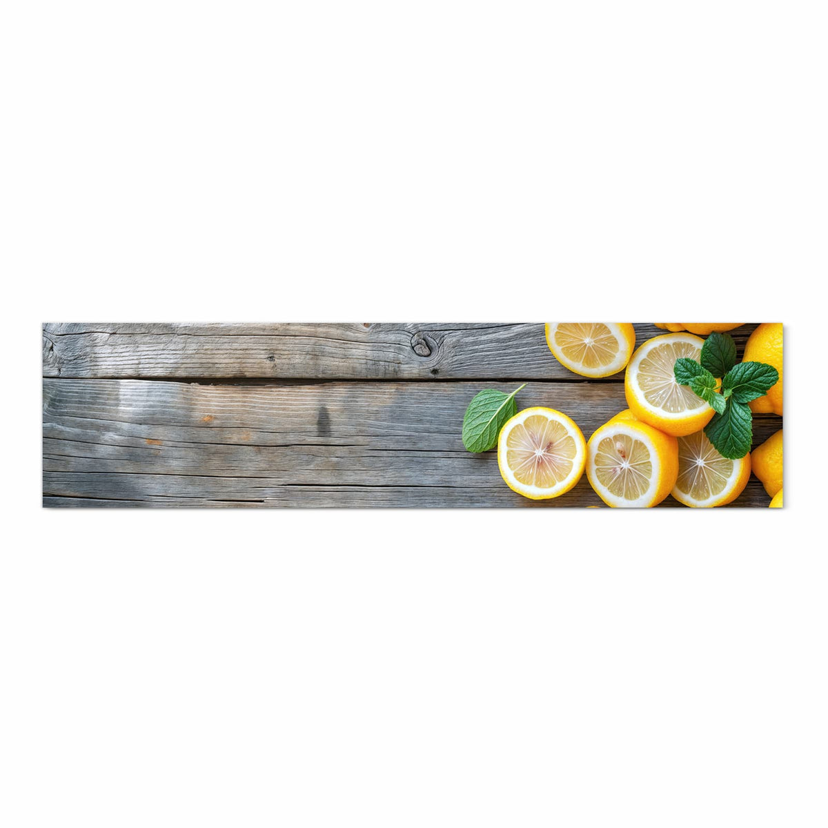Küchenteppich mit Motiv Lemon Fresh in Frontansicht für optimalen Trittkomfort
