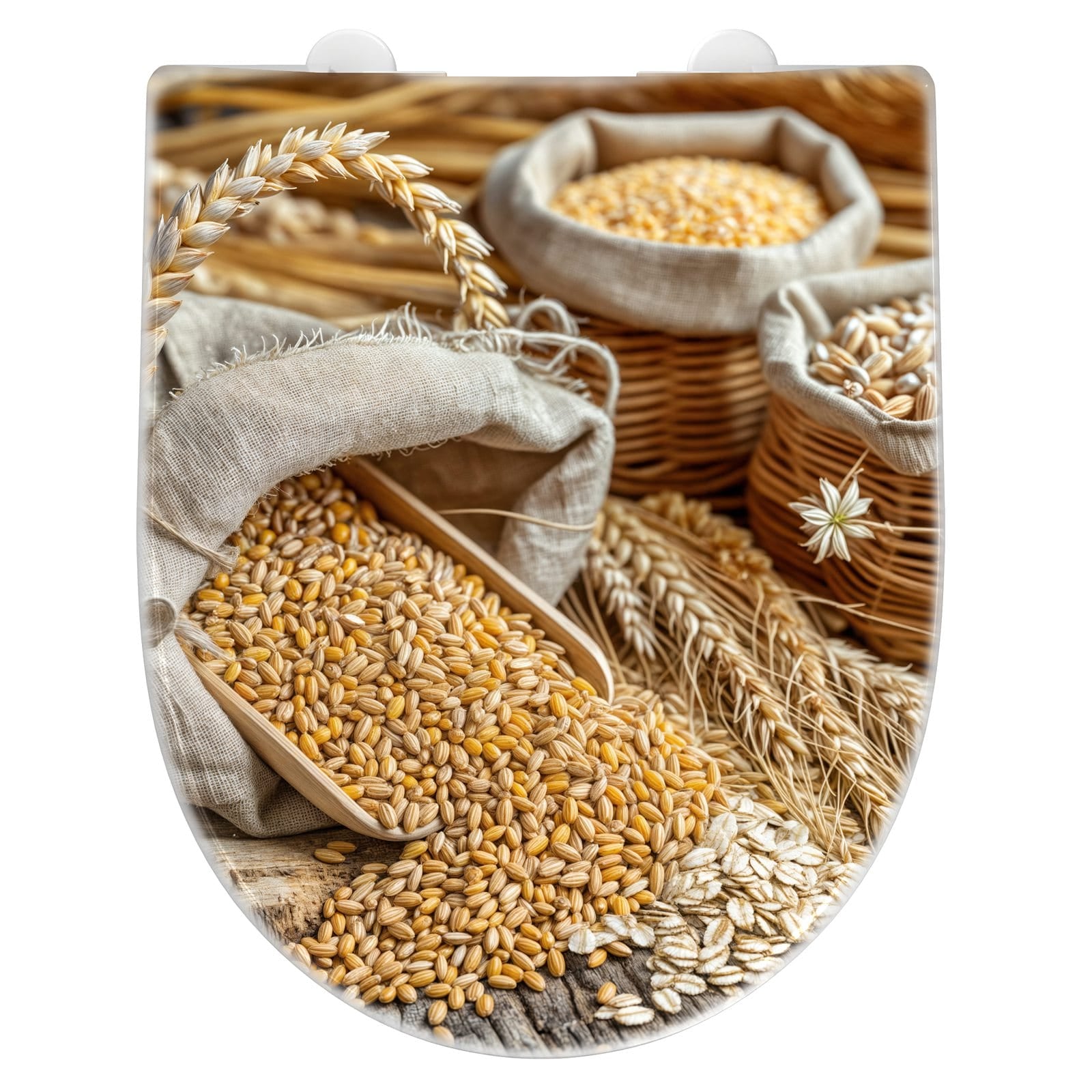 WC-Sitz mit Absenkautomatik Getreideernte