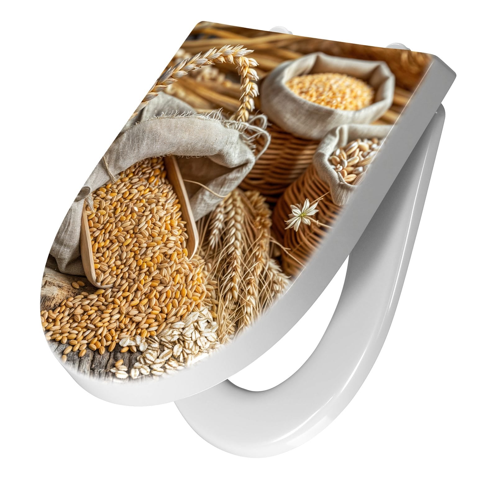 WC-Sitz mit Absenkautomatik Getreideernte